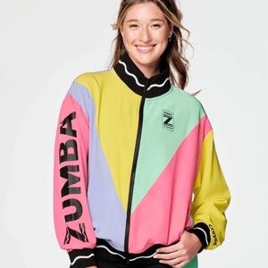 Zumba Fitness Multicolor Bomber Jacket